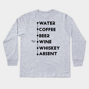 Wine You Are Here Kids Long Sleeve T-Shirt